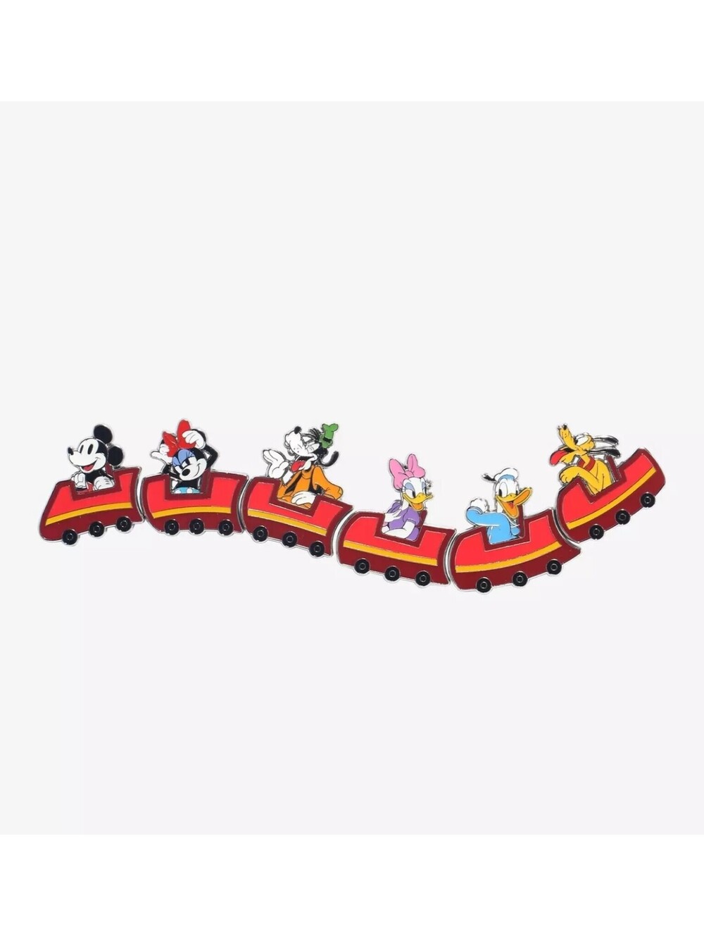 Loungefly Disney Mickey Mouse & Friends Rollercoaster Blind Box Enamel Pin 6 set